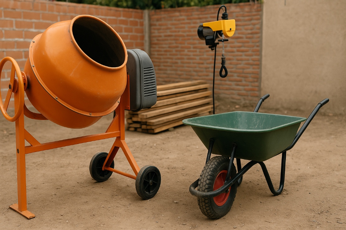 Qué maquinaria necesitas en una obra pequeña (Y por qué no deberías prescindir de ella)